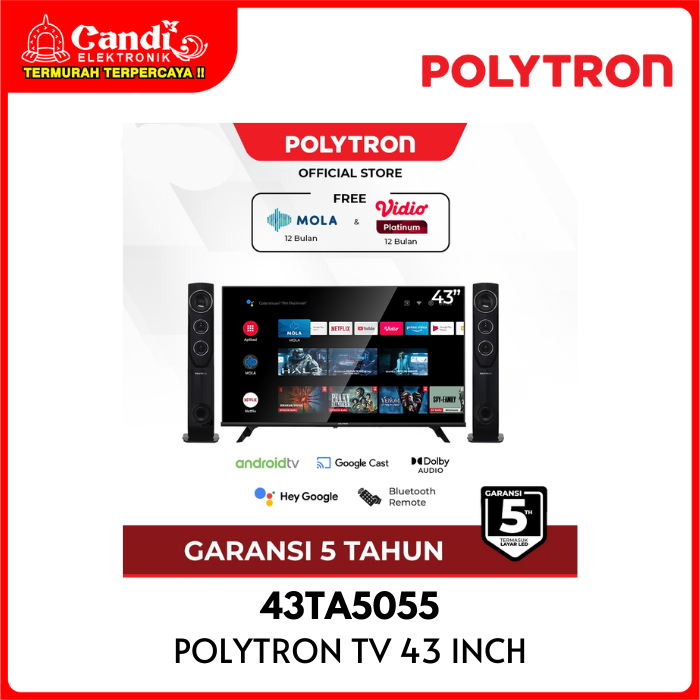 Polytron Led Tv 43 Inch